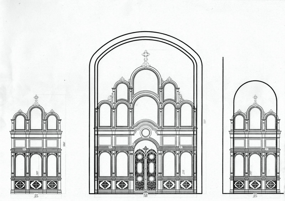 Чертежи иконостасов из дерева в церковь